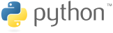Python logo and wordmark 1